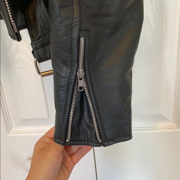 Black Biker Jacket - Picture 2 of 6